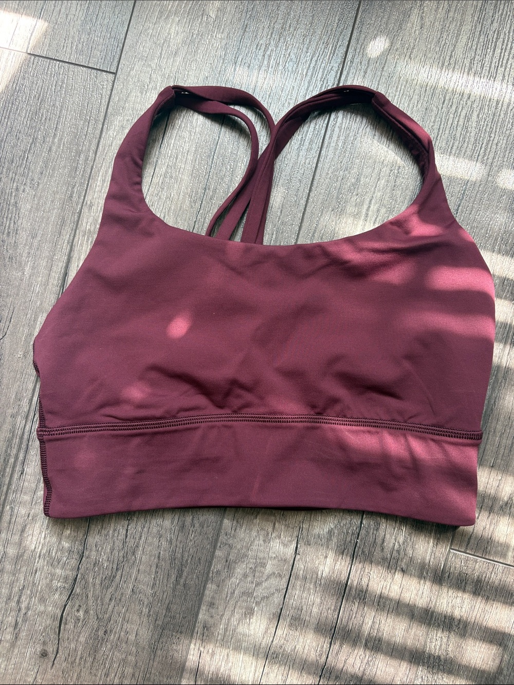 lululemon athletica Strappy Back Sports Bra - Burgundy